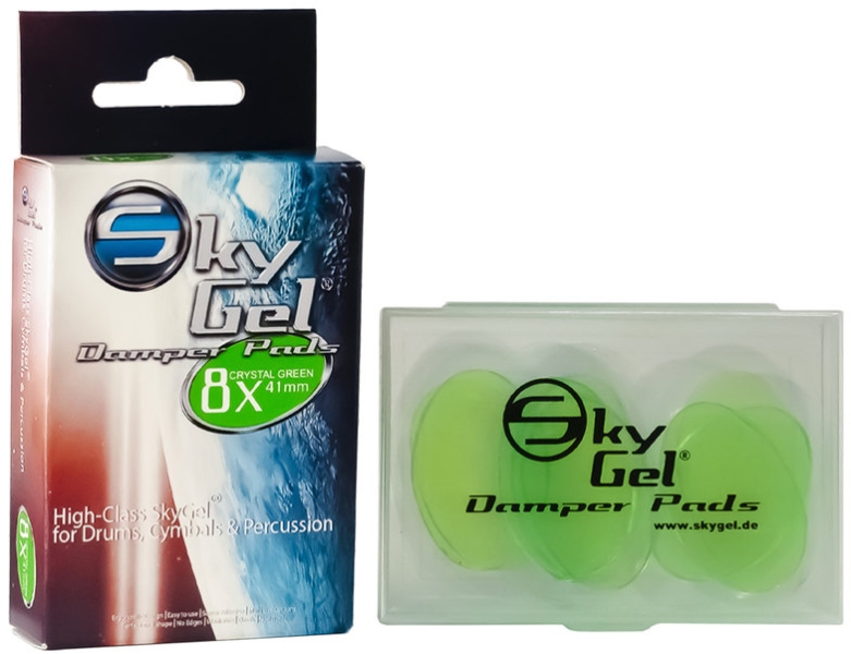 SKY Music Damper Pads SkyGel Crystal Green SGDP8CGR